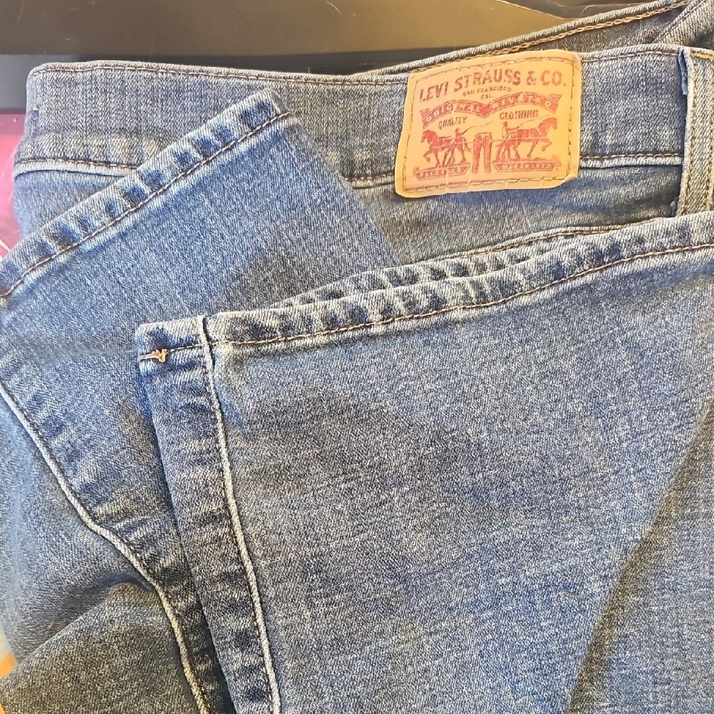 Levi's Blue Straight Leg Women's Jeans